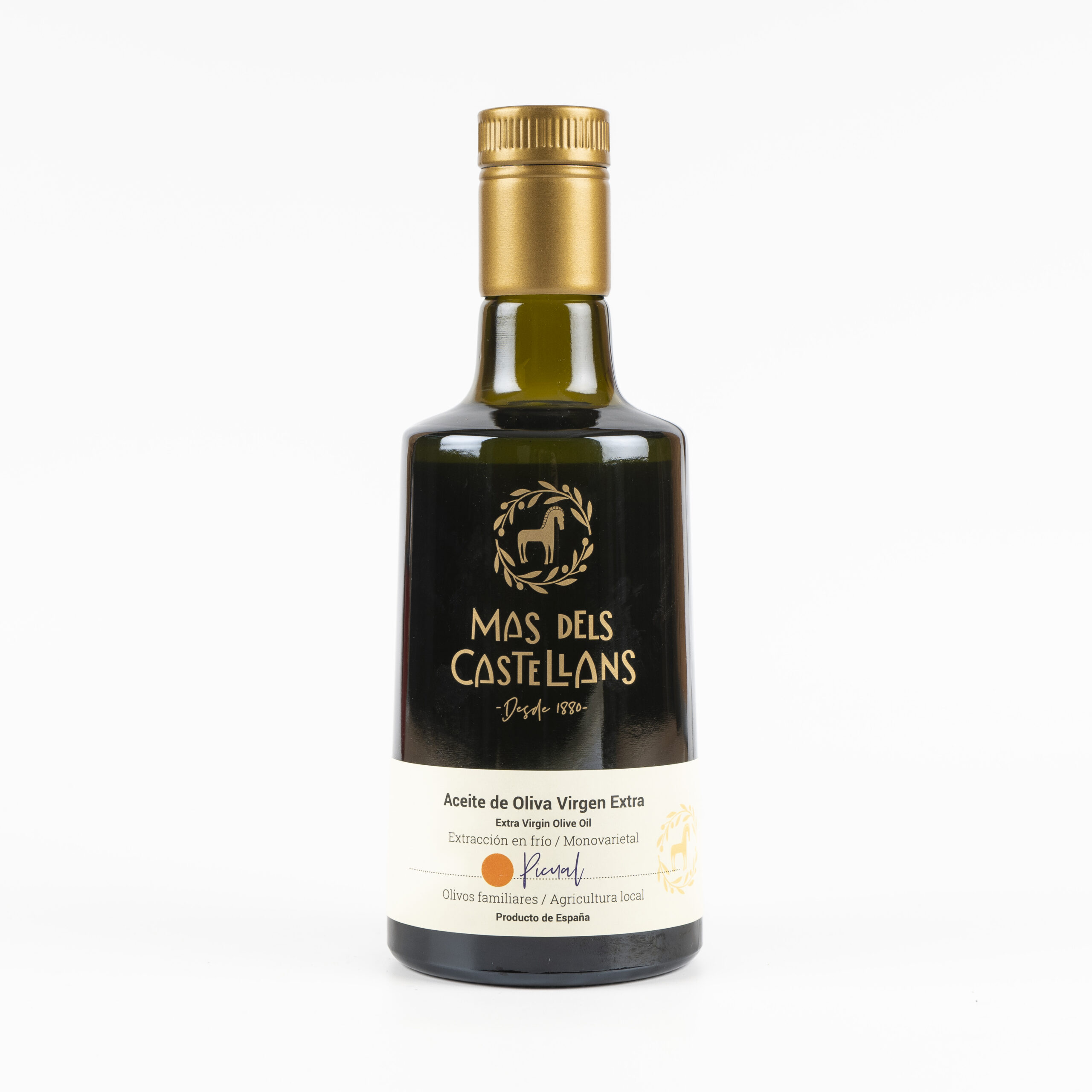 Oli d'Oliva Verge Extra Picual 0,50L primerenc MAS DELS CASTELLANS