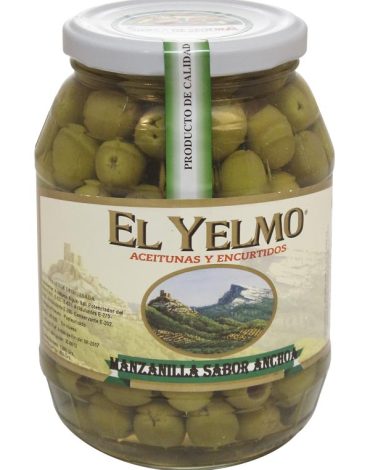 Pitted Manzanilla Anchovy Flavor EL YELMO